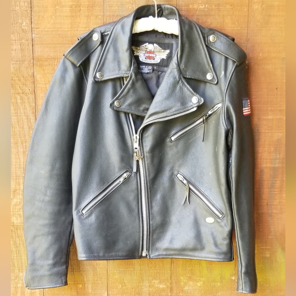 Harley Davidson Leather Jacket Size L
